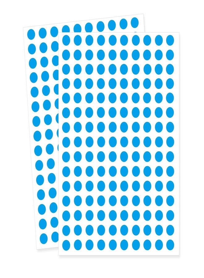 Yeachlaing 0.25 Inch Round Permanent Adhesive Color-Code Dot Stickers,Blue,Pack of 1800 - Image 1